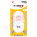 Medela baby Soft Silicone dudlík růž/tran.0-6m 2ks