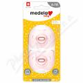 Medela baby Soft Silicone dudlík růžový 6-18m 2ks