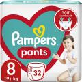 PAMPERS Active Baby Pants vel. 8 (32 ks)