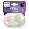 Philips AVENT idt.Ultrasoft 0-6m chlap./obr.2ks