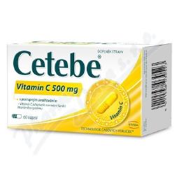 Cetebe Vitamin C 500mg 60 kapsl