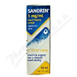 Sanorin 1mg/ml nosn kapky 10ml