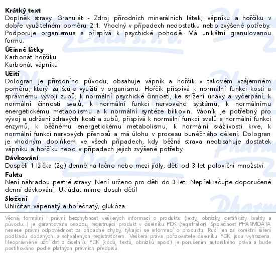 Dologran Natural 90g