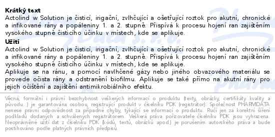 Actolind w Solution 50ml