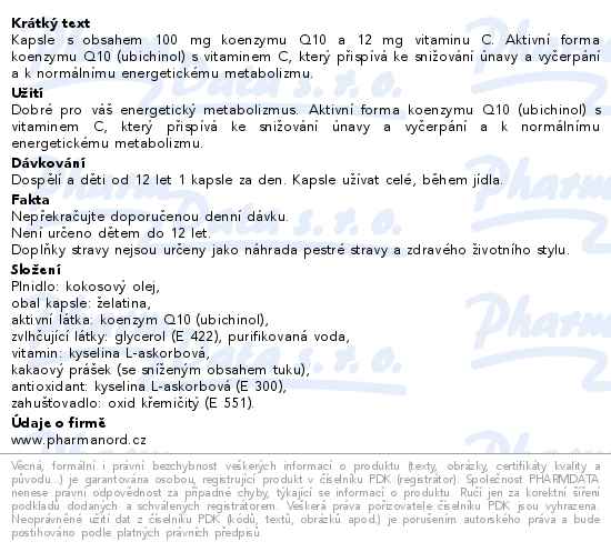 Bioaktivní Q10 Uniqinol 100mg 30 kapslí