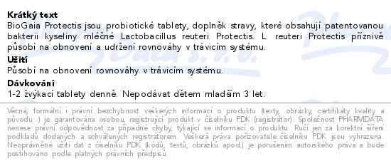 BioGaia ProTectis jahoda 30 žvýkacích tablet