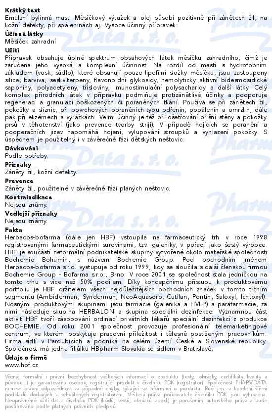 Herbacos Mast měsíčková 50ml