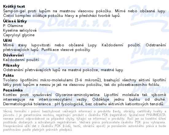 La Roche-Posay Kerium Šampon - mastné lupy 200ml