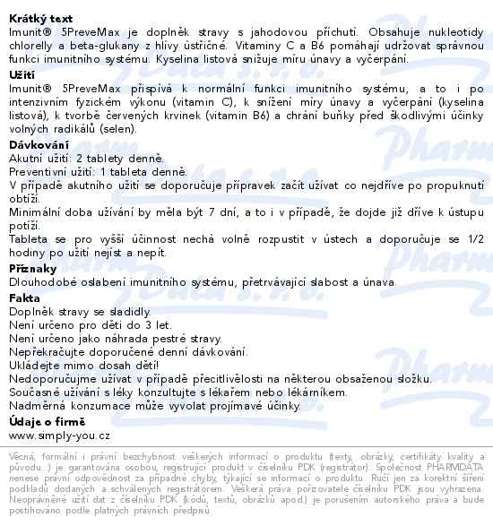 5PreveMax Imunit nukleotidy+betaglukan tbl.60+20