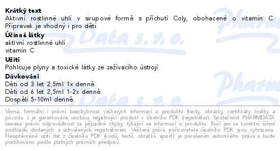 Carbofit sirup pro děti 100ml