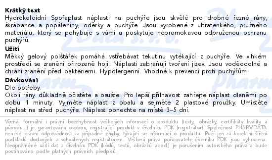 3M Spofaplast 913N Gel.náplasti na puchýře MIX 5ks