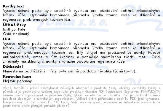 Vitella Ictamo ung. 30g