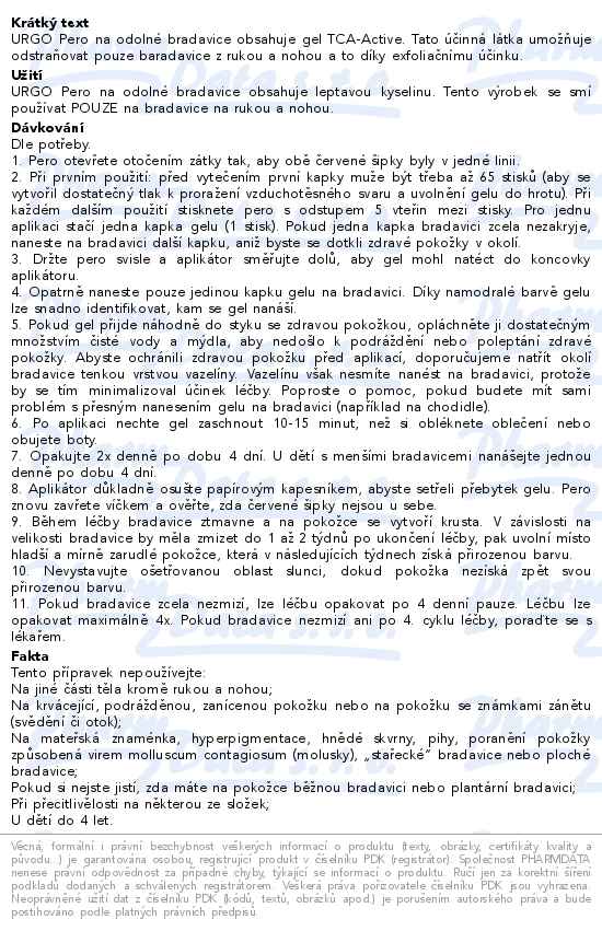 URGO Pero na odolné bradavice 2ml