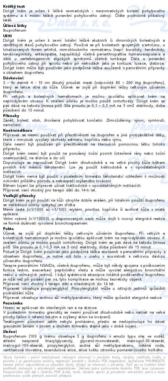 Dolgit krém 50g
