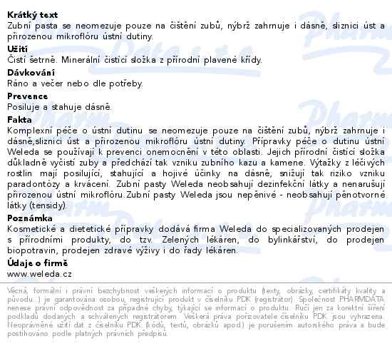 WELEDA Ratanhová zubní pasta 75ml