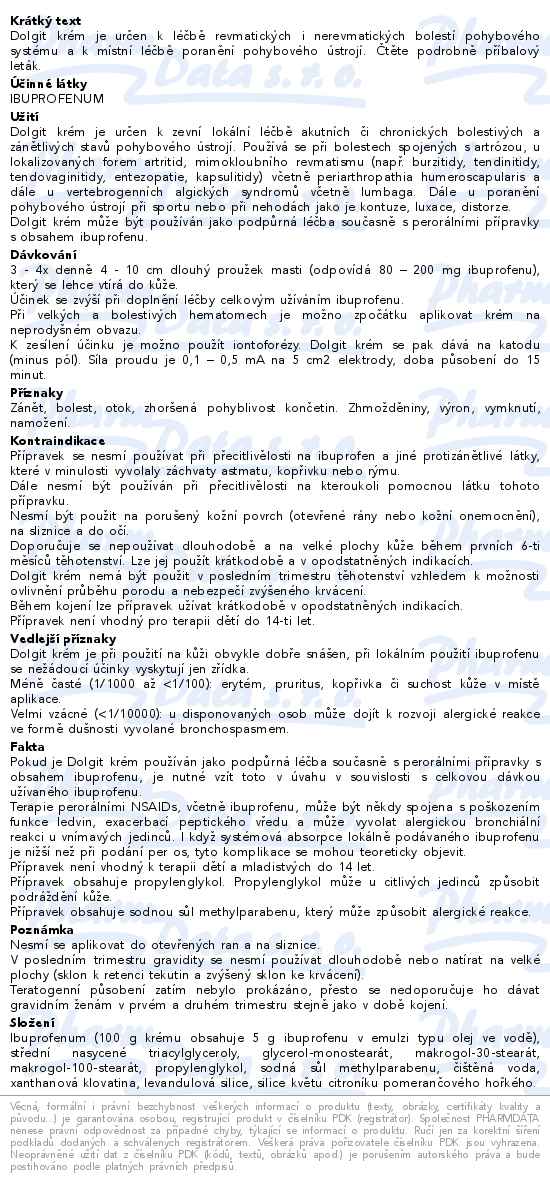 Dolgit krém 150g