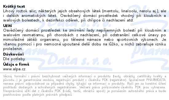 Alpa francovka 60ml