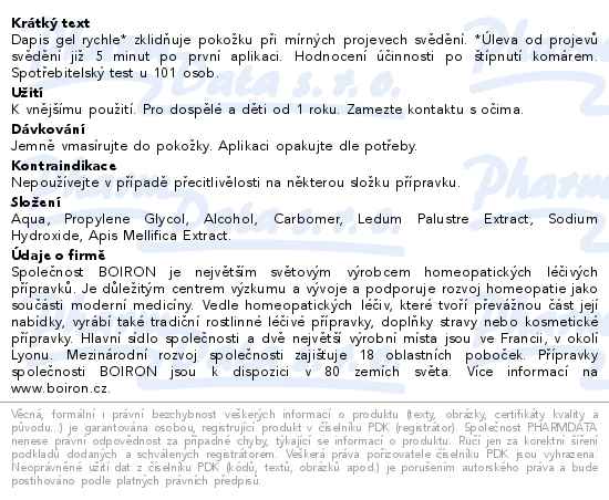 Boiron Dapis gel 40g