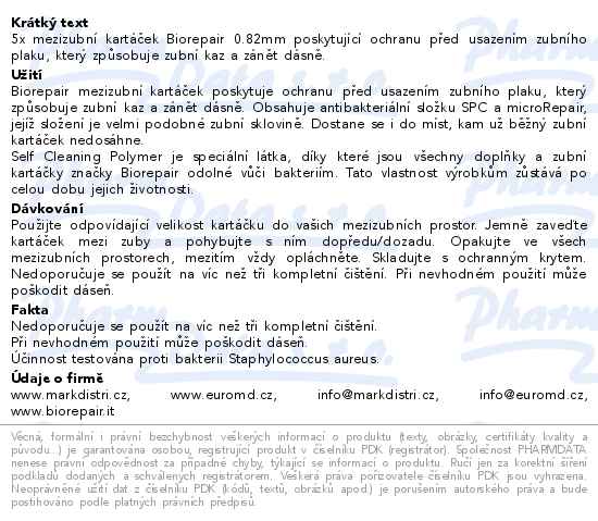 Biorepair Mezizubní kartáček Regular 0.82mm 5ks