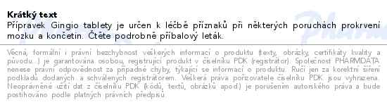 Gingio tablety por.tbl.flm.100x40mg