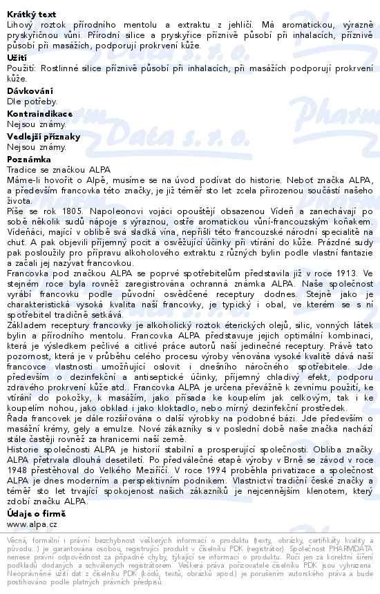 ALPA FRANCOVKA LESANA 1000ML