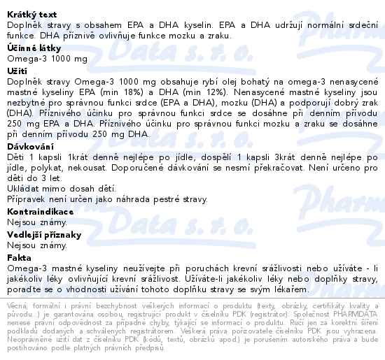 Omega-3 1000mg 30 kapslí